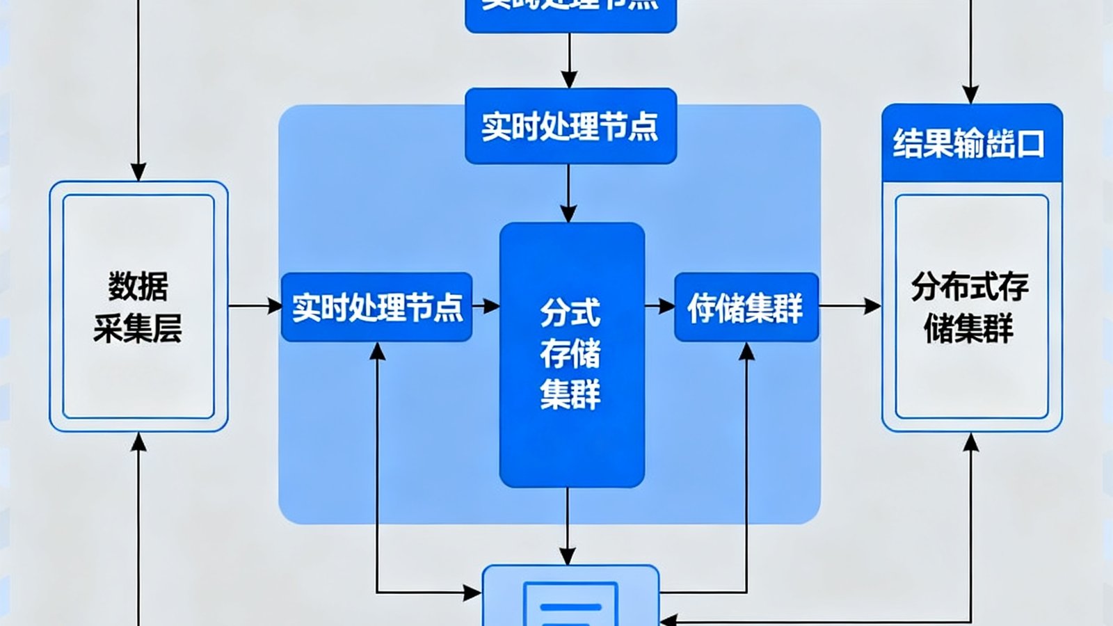 实时体育数据处理架构技术文章配图，展示分布式数据流处理系统的架构示意图
